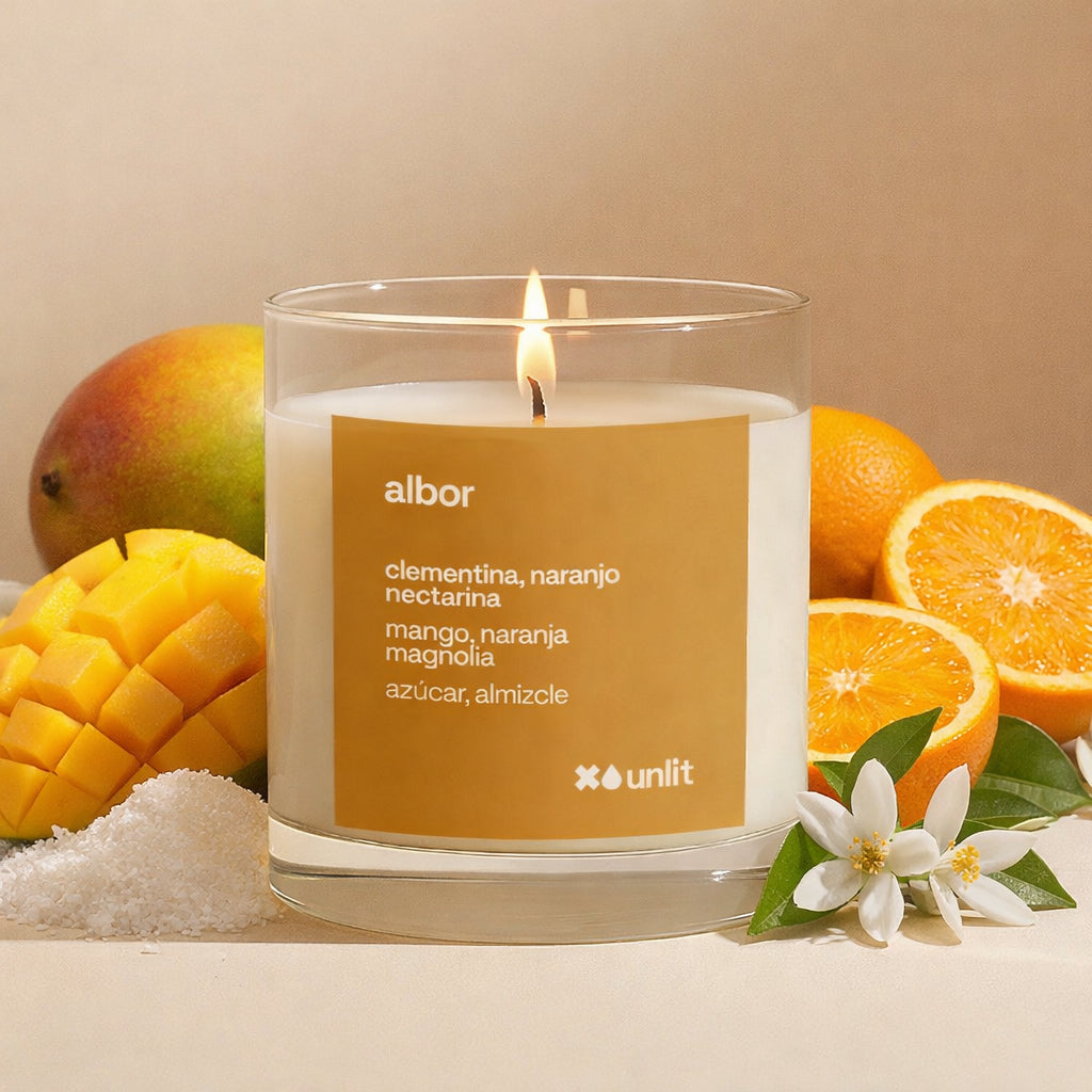 lucerna - Vela Aromática en Vaso de Vidrio | Aroma Premium | Larga Duración | Decoración para Hogar, Spa y Regalo