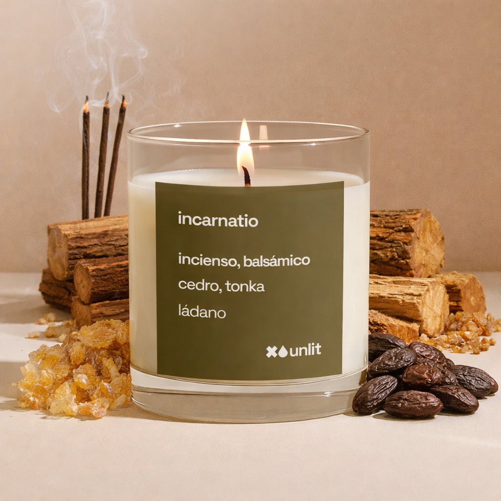 lucerna - Vela Aromática en Vaso de Vidrio | Aroma Premium | Larga Duración | Decoración para Hogar, Spa y Regalo