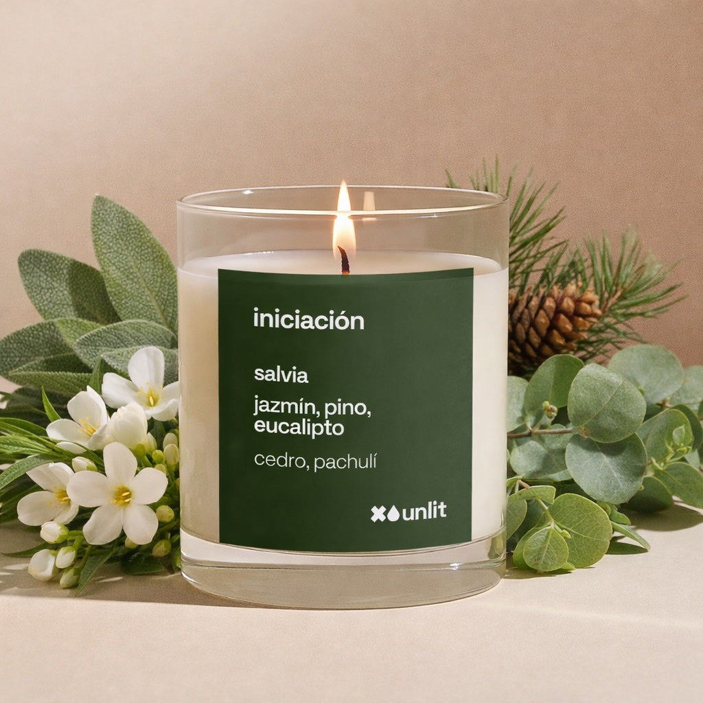 lucerna - Vela Aromática en Vaso de Vidrio | Aroma Premium | Larga Duración | Decoración para Hogar, Spa y Regalo
