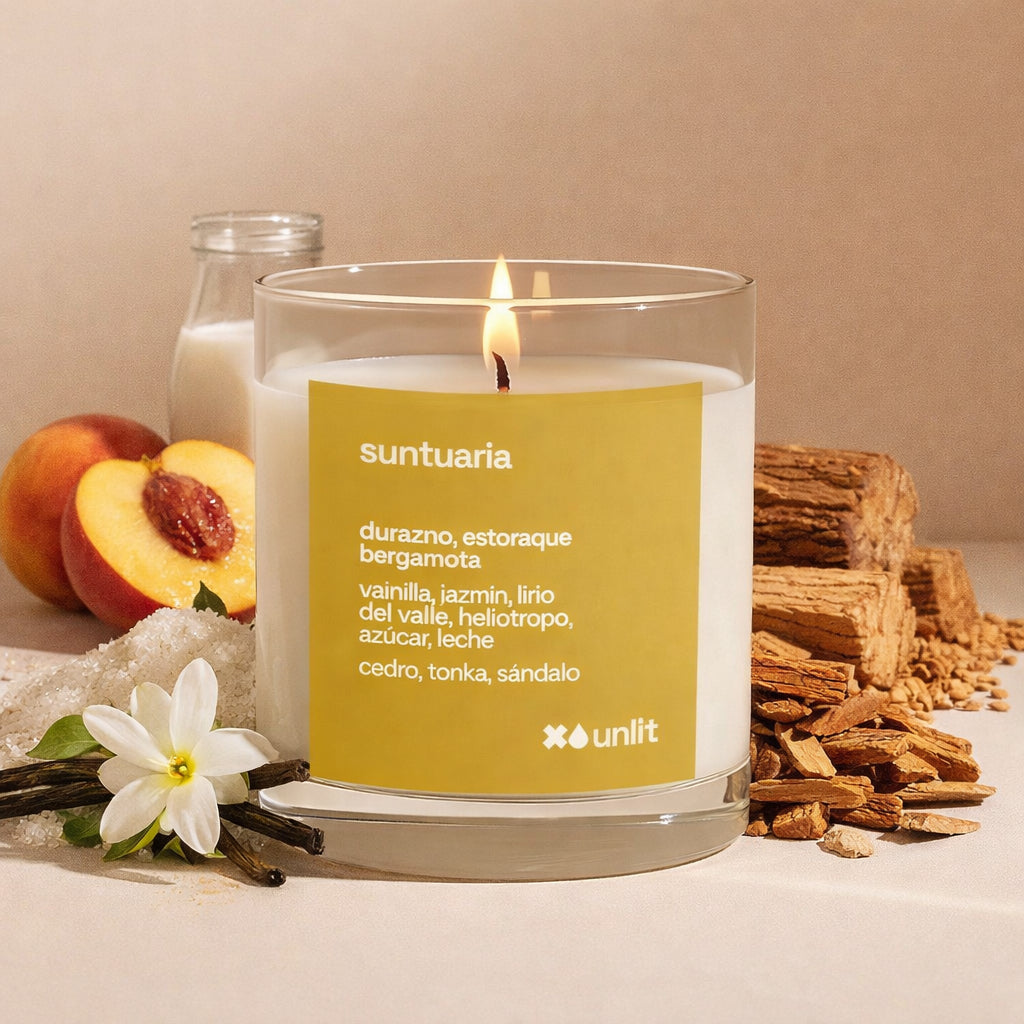 lucerna - Vela Aromática en Vaso de Vidrio | Aroma Premium | Larga Duración | Decoración para Hogar, Spa y Regalo